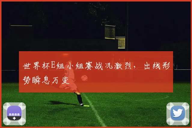 世界杯E组小组赛战况激烈，出线形势瞬息万变